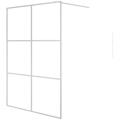  za tu&amp;scaron; srebrna 140 x 195 cm s prozirnim staklom ESG Slike