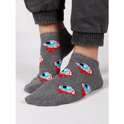 Yoclub Man's Ankle Funny Cotton Socks Patterns Colours Cene