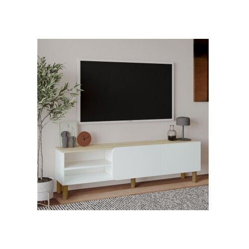 Hanah home TV polica River White Sapphire Oak Cene