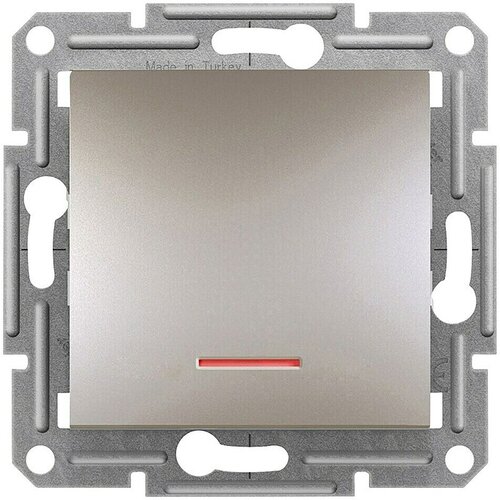 Schneider Electric Asfora Tipkalo s kontrolnom svjetiljkom (Bronca, Plastika, bez okvira) Slike