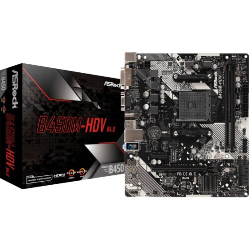 AsRock B450M-HDV R4.0 matična ploča Slike