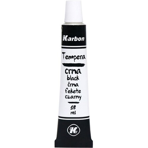  Tempera barva v tubi, črna, 18 ml Cene