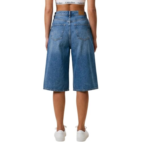 Jacqueline De Yong Kratke hlače &amp;amp; Bermuda JDYBEKKA HW JORTS DNM 15376485 Modra Slike