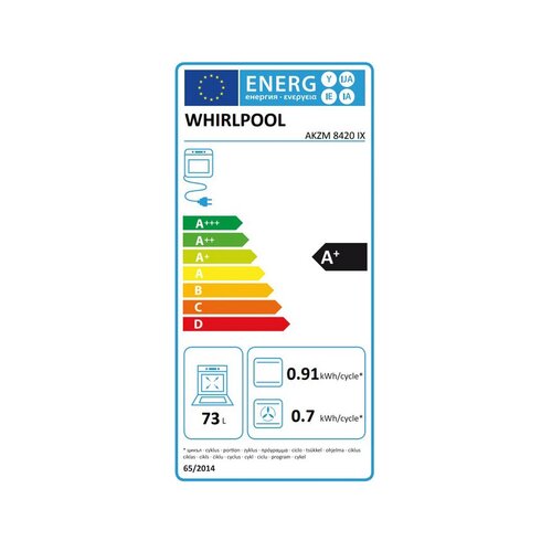 Whirlpool AKZM 8420 IX ugradna rerna Slike