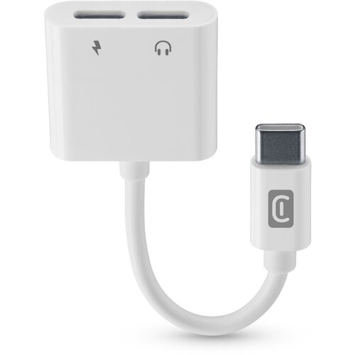 Cellular Line Celularline Sound & Charge USB-C adapter SOUNDCHARGETYPECW Cene