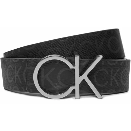 Calvin Klein Ženski pas Ck Reversible Belt 3.0 Epi Mono K60K611901 Black Epi Mono/Black 0GJ