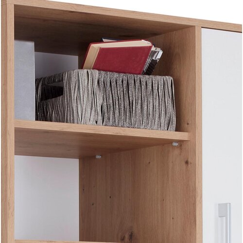 Modern Living Regal Box, Bela, Barva Hrasta Slike
