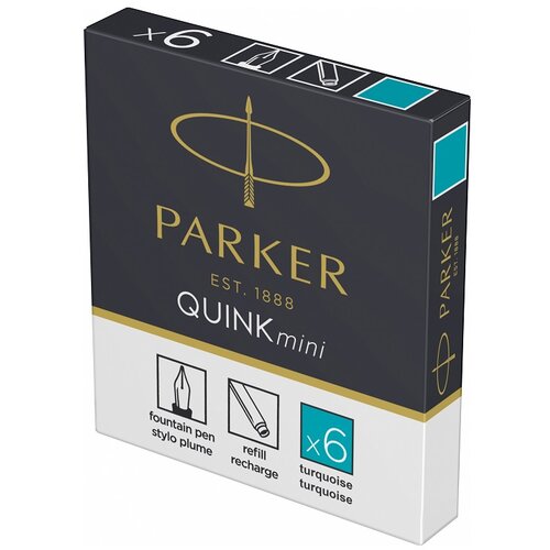 Parker patrone za nalivpero Royal Quink Tirquise Mini Cene
