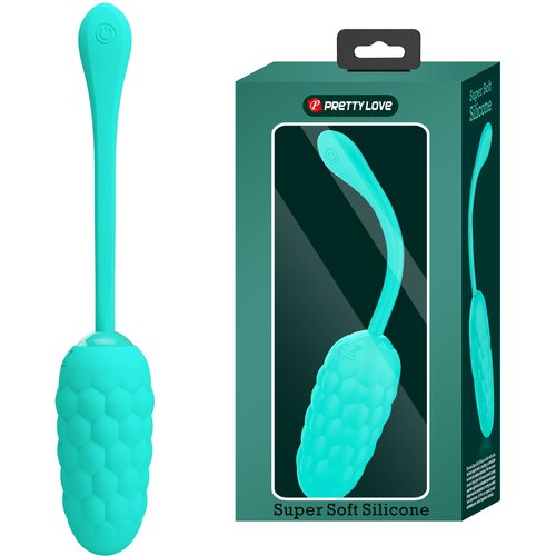 Pretty Love Marina Super Soft Silicone Vibrating Egg Aqua Green Slike