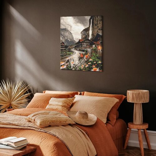  Slika za samostalno slikanje - Swiss town 40x50 Cene
