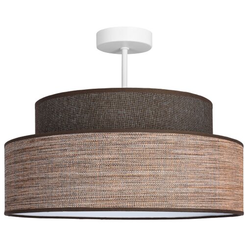  plafonski luster grace 1xE27/60W/230V prečnika 40 cm braon/bež Slike