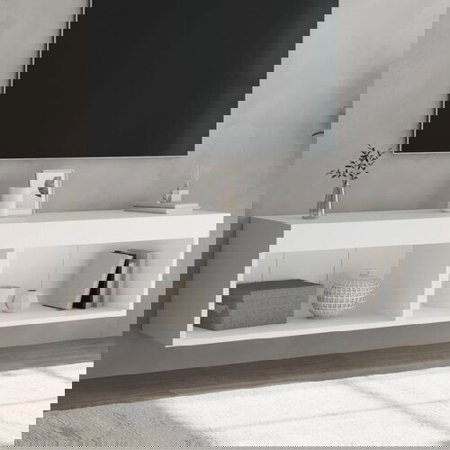 vidaXL TV omarice z LED lučmi 2 kosa bela 60x30x30 cm Cene