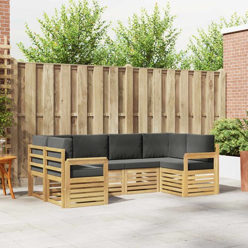  Set vanjskih sofa 5 pcs Bijela i Antracit 245 x 128,5 x 73 cm Cijene