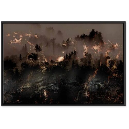  Slika - Waiting for Providence (1 Part) Wide 60x40 U crnom drvenom okviru Cijene