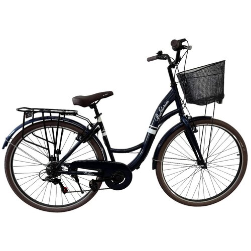  Gradski bicikl Belderia City Urban 28&amp;quot;, tamnoplavi Slike