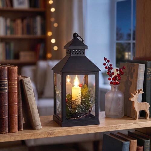 Brilagi LED Božićna dekoracija LED/3xAAA lanterna crna Slike