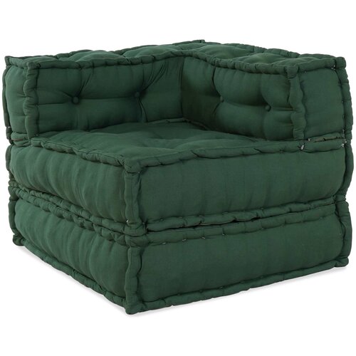  Modularna sofa 2 pcs Zelena 140 x 70 x 56 cm Tkanina Slike