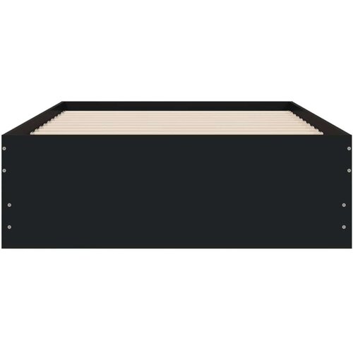 VidaXL okvir za krevet s ladicama crni 100x200 cm konstruirano drvo Slike