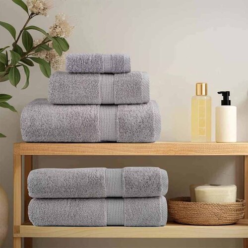  Ručnik za Goste SOLUND 10 pcs Siva 15 x 21 cm 550 gsm Cijene