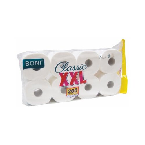 Boni toalet papir, klasik, XXL, 8 komada Slike