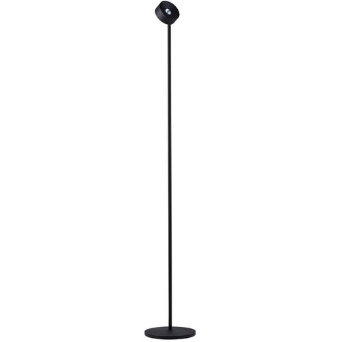 Nova Luce Mat crna metalna LED stojeća svjetiljka sa savitljivom konstrukcijom/s mogućnosti zatamnjivanja (visina 121 cm) Irida &amp;ndash; Slike