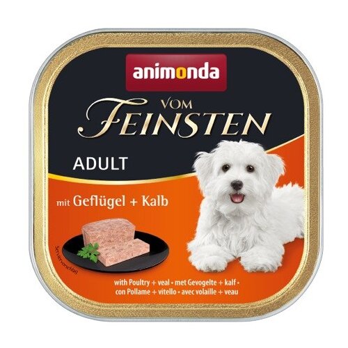 Animonda Vom Feinsten Classic perutnina in teletina - mokra hrana za pse - 150g, (21419929) Cene