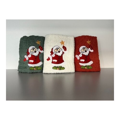  New Year set 3 peškira 30x50cm Deda Mraz ( VLK000115-dedamraz ) Cene