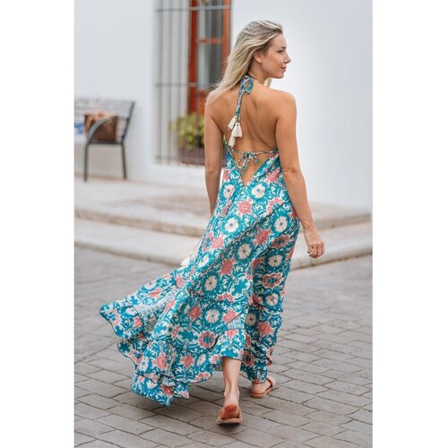 Isla Bonita By Sigris Dolge obleke Dolga Midi Obleka Večbarvna Slike