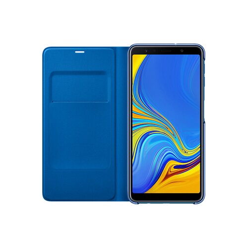 Samsung plastični ovitek za Galaxy A7 (2018) SM-A750F, moder Slike