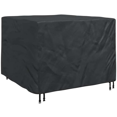 VidaXL Pokrov za vanjski namje&amp;scaron;taj Crna 135 x 135 x 90 cm 210D tkanina Slike