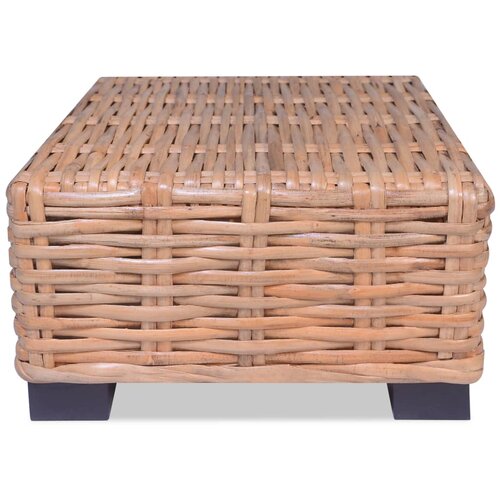 The Living Store Klubska mizica naravni ratan 45x45x30 cm - Klubska Mizica, (21574280) Slike