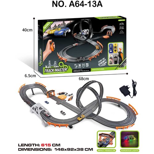  Vlak na baterije TRACK MASTER sa svjetlosnim efektima + rekviziti - 615cm Cijene