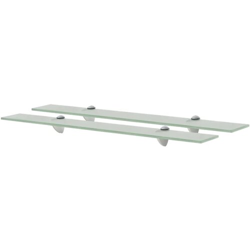 vidaXL Zidne police 2 kom staklene 70 x 20 cm 8 mm Cijene