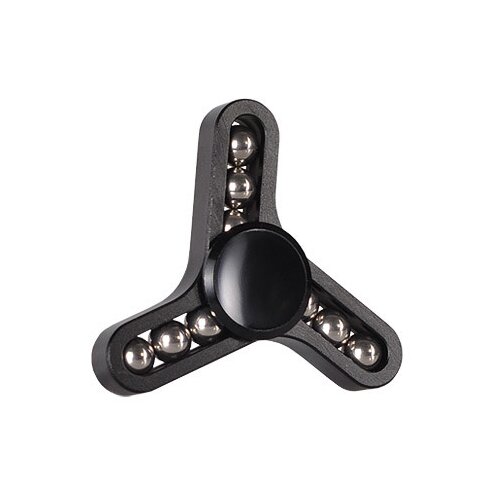  Vrtavka Fidget Spinner - Metallic - Veter - črna Cene