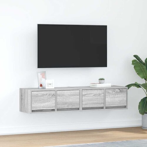 vidaXL TV omarica 2 kosa siva sonoma 60x31x25,5 cm inženirski les Cene