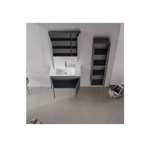 Hanah home Kupatilski ormarić sa umivaonikom i ogledalom (2 komada) Side 85 v2 744 Slike