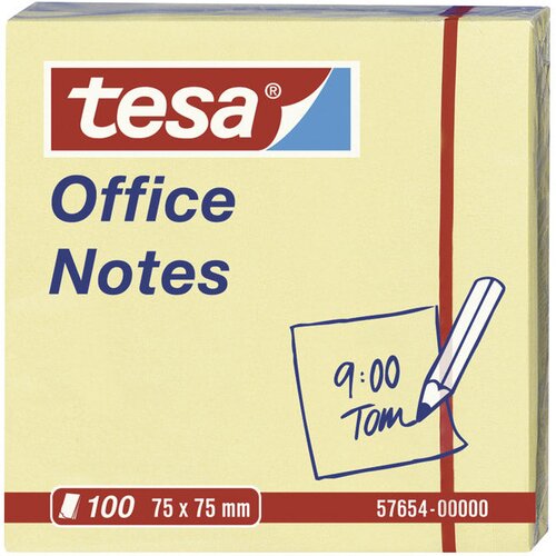 Blok samoljepljiv 75x75mm 100l office notes tesa 57654 žuti Cene