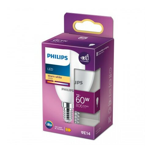 Philips LED sijalica 60w p48 e14 ww, 929002978955, ( 17936 ) Cene