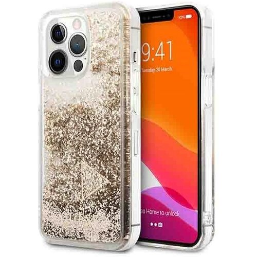 Guess OVITEK Z BLEŠČICAMI HARDCASE ZA IPHONE 14 PRO 6.1 ZLAT OVITEK, (21834478) Cene