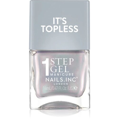 Nails Inc. It&amp;rsquo;s Topless gel lak za nohte za dolgoobstojen učinek odtenek Elle 14 ml Slike