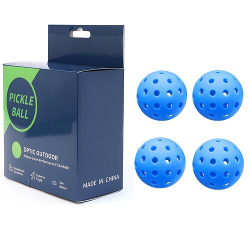 INF Paket 4 žogic s 40 luknjami za trening na prostem Blue, (21286800) Cene