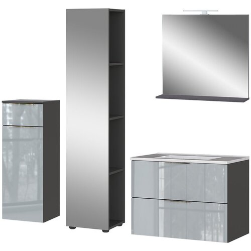Germania Sivi kupaonski set Crandon 7823 - Cijene