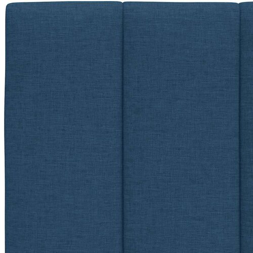  Krevet s madracem plavi 180x200 cm od tkanine Slike