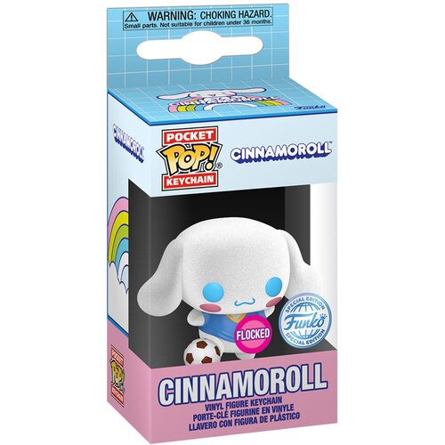 Funko POP KEYCHAIN: SANRIO - CINNAMOROLL SOCCER BALL FLOCKED obesek Cene