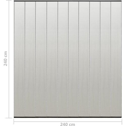  Zastor protiv insekata s 10-dijelnom mrežom crni 240 x 240 cm Slike