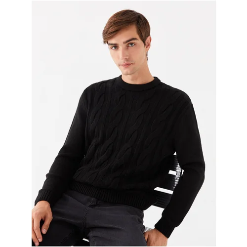 LC Waikiki Crew Neck Long Sleeved Men's Knitwear Sweater