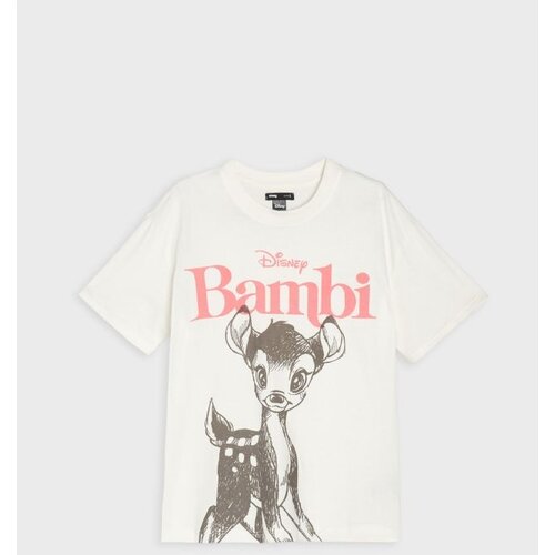 Sinsay Pamučna majica s printom Bambi Cene
