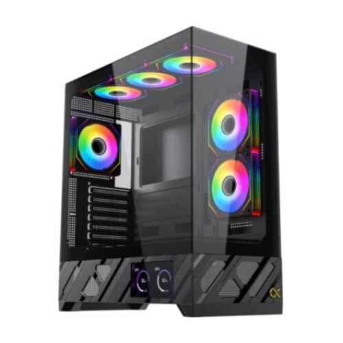 Xigmatek Kuci&amp;scaron;te Alphard Pro Gaming/E-ATX/ATX/M-ATX/Mini-ITX/ARGB/bez napajanja/crna Slike