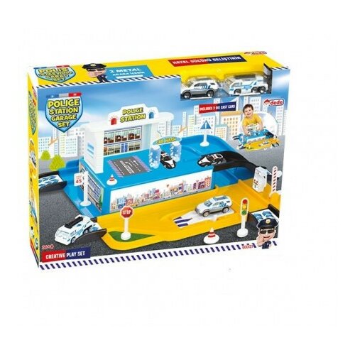 Dede igračka policijska garaža set za decu (033717) Slike