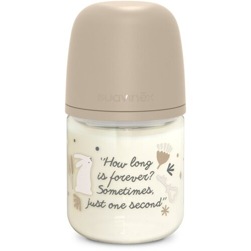 Suavinex Wonderland SX Pro Physiological Anti-Colic Glass staklena bočica za bebe S Slow Flow 0 m+ Cream 120 ml Cijene